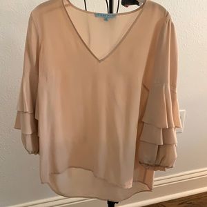 Antonio Melani SZ XS light pink blouse